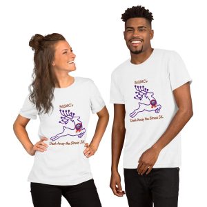 Dash Away the Stress Unisex t-shirt