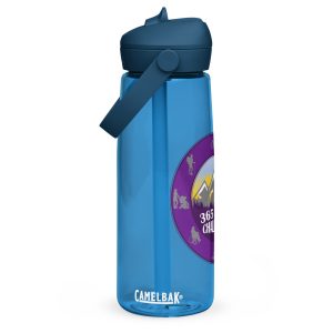 365MC Logo Flip straw water bottle