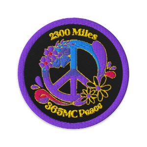 2300 Mile Commemorative Peace Embroidered patches