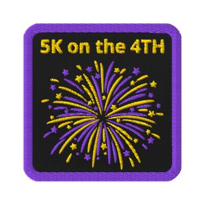 5K on the 4th Embroidered Patch